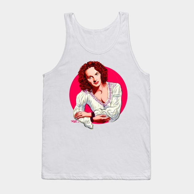 Maureen O'Hara - An illustration by Paul Cemmick Tank Top by PLAYDIGITAL2020